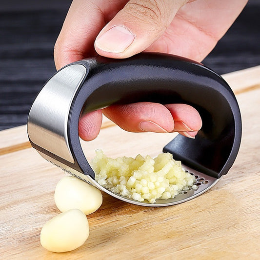 Anual Stainless Steel Garlic Press Manual Garlic Chopping, Fruit Vegetable Tools Kitchen Gadget.