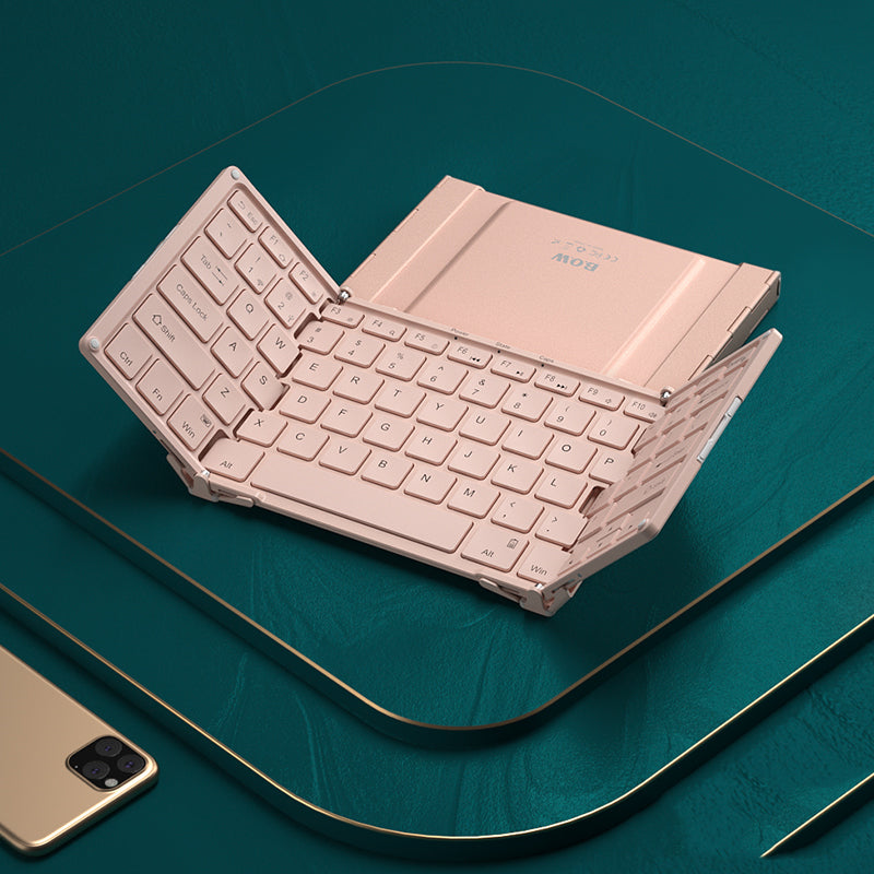 Three-folding Bluetooth Keyboard Tablet Dedicated To Connect To Mobile Phone